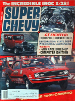 SUPER CHEVY 1985 MAR - RARE SS, IROC, VETTES IN VEGAS